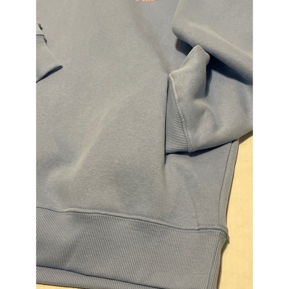 Wilo The Label Club Wilo Hoodie Blue Peach Heart Graphic Sweatshirt Womens Small - Picture 5 of 7